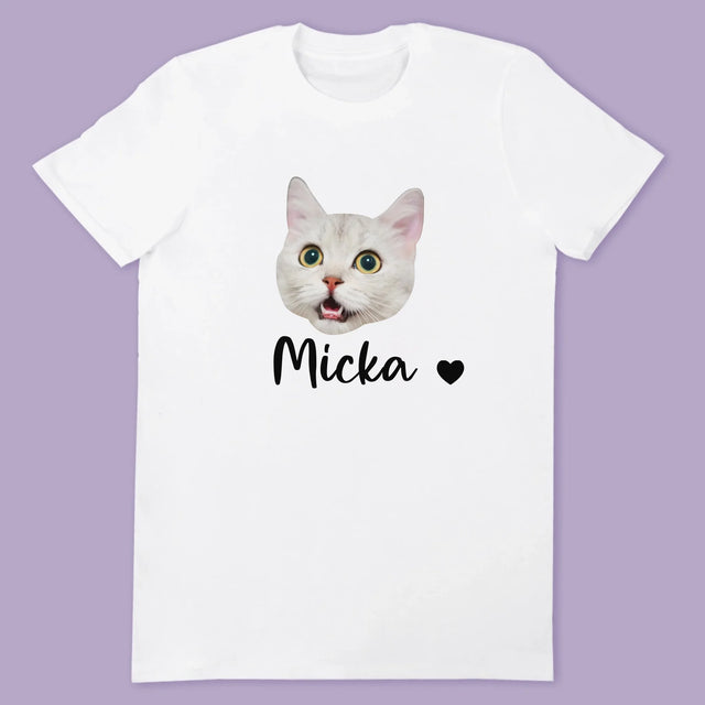 Tvoja Postava: Hlava Tvojej Mačičky - Tričká Pre Pár