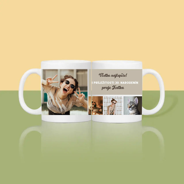 Fotokoláž: Narodeninová Koláž Z Fotografií - Hrnček