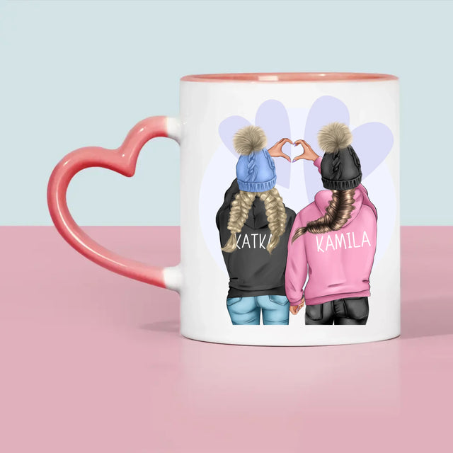 Tvorenie Postavy: Priateľky - Hrnček