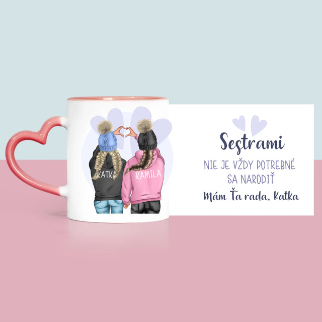 Tvorenie Postavy: Priateľky - Hrnček