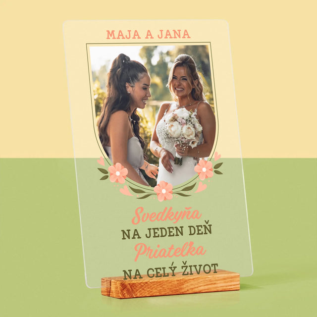 Fotografia A Podpis: Svedkyňa Na Jeden Deň - Tlač Na Akrylové Sklo 
