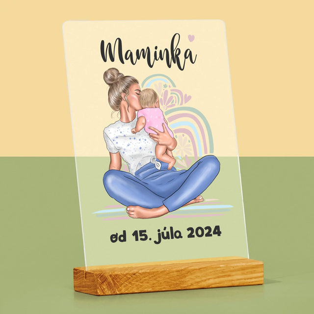 Tvorenie Postavy: Mladá Mama - Tlač Na Akrylové Sklo 