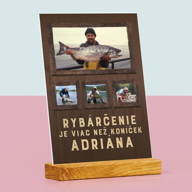Fotokoláž: Rybárčenie - Tlač Na Akrylové Sklo 