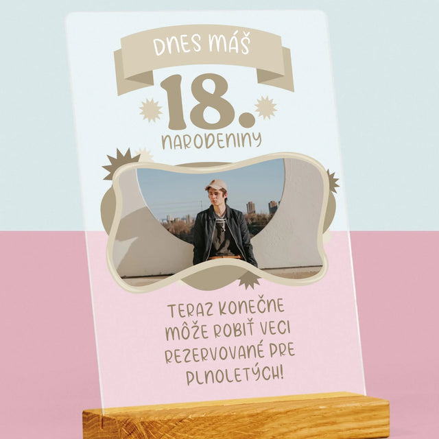 Fotografia A Podpis: Plnoletosť - Tlač Na Akrylové Sklo 