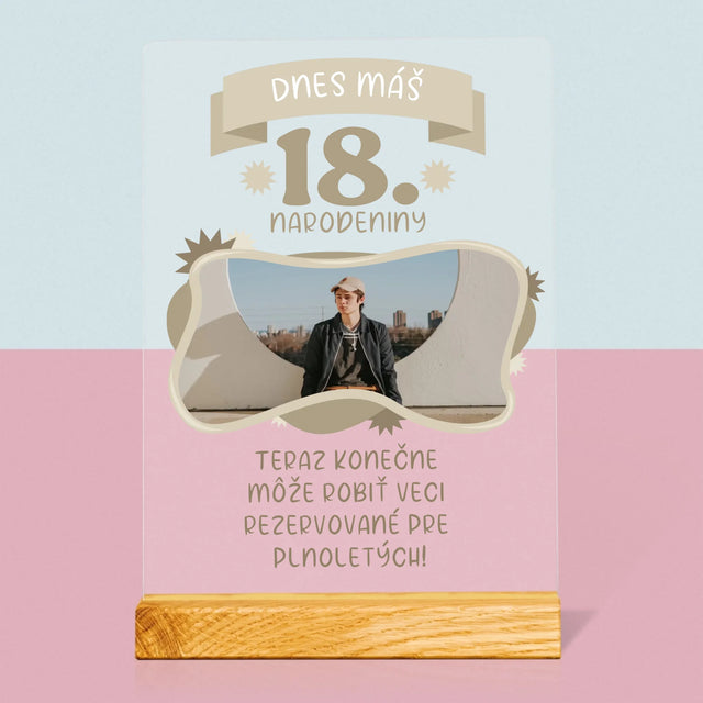 Fotografia A Podpis: Plnoletosť - Tlač Na Akrylové Sklo 