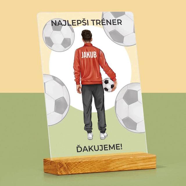 Tvorenie Postavy: Najlepší Tréner - Tlač Na Akrylové Sklo 