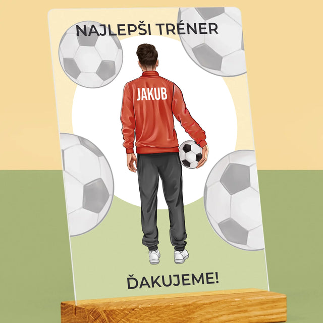 Tvorenie Postavy: Najlepší Tréner - Tlač Na Akrylové Sklo 