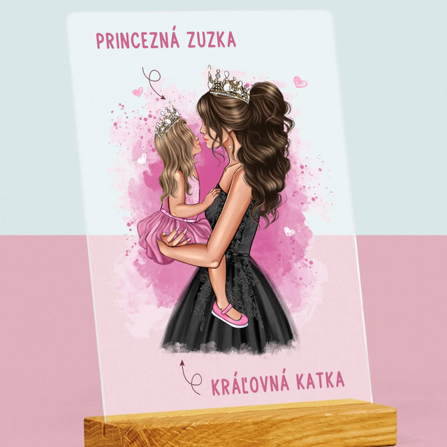 Tvorenie Postavy: Maminkina Princezná - Tlač Na Akrylové Sklo 