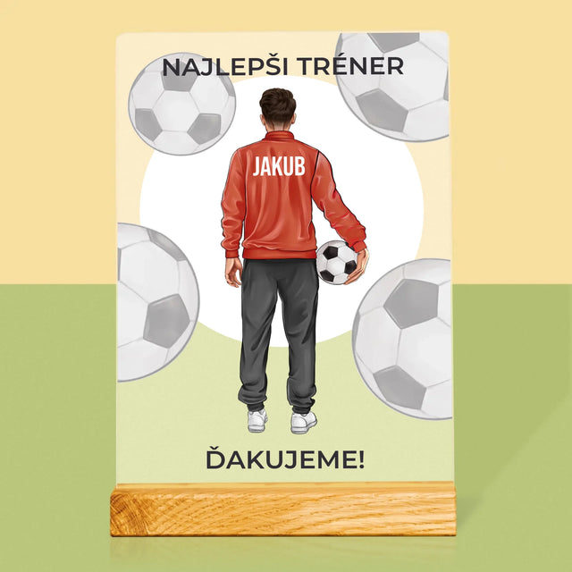 Tvorenie Postavy: Najlepší Tréner - Tlač Na Akrylové Sklo 