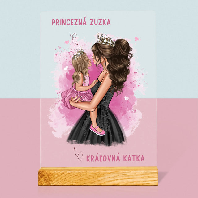 Tvorenie Postavy: Maminkina Princezná - Tlač Na Akrylové Sklo 