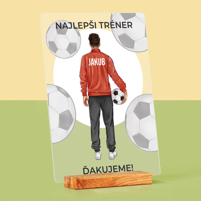 Tvorenie Postavy: Najlepší Tréner - Tlač Na Akrylové Sklo 