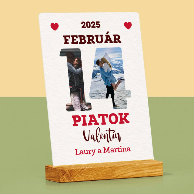 Slovo Z Fotografií: Valentín Strana Z Kalendára - Tlač Na Akrylové Sklo 