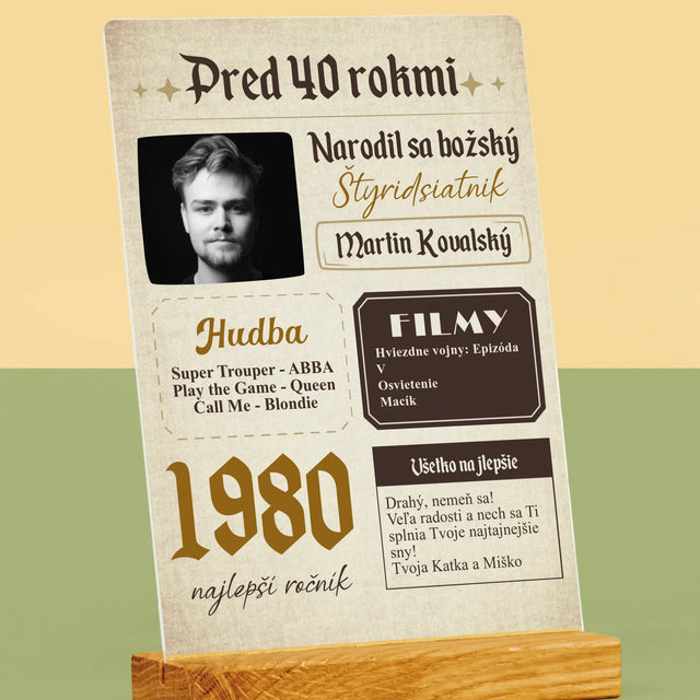 Obálka Časopisu: Pred 40 Rokmi - Tlač Na Akrylové Sklo 