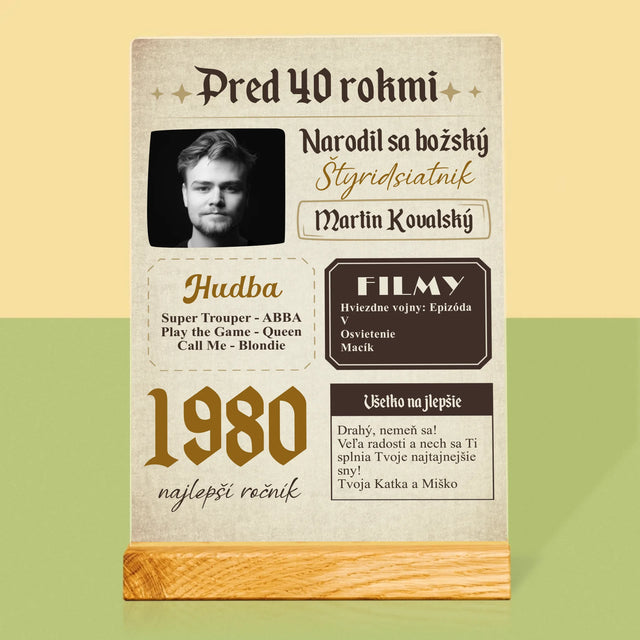 Obálka Časopisu: Pred 40 Rokmi - Tlač Na Akrylové Sklo 