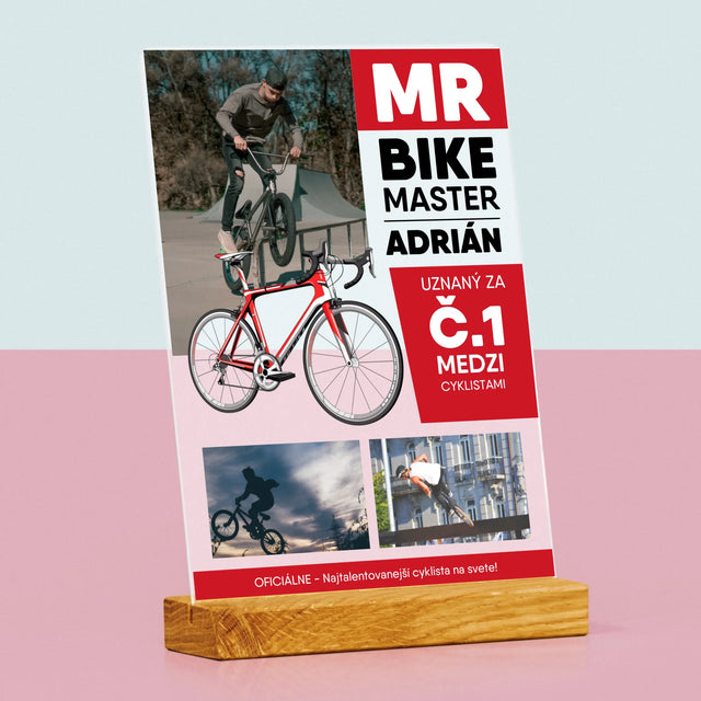 Obálka Časopisu: Mr Bike Master - Tlač Na Akrylové Sklo 