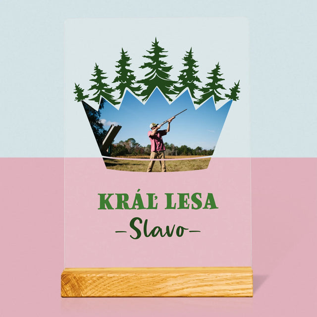 Tvar Z Fotografií: Kráľ Lesa - Tlač Na Akrylové Sklo 