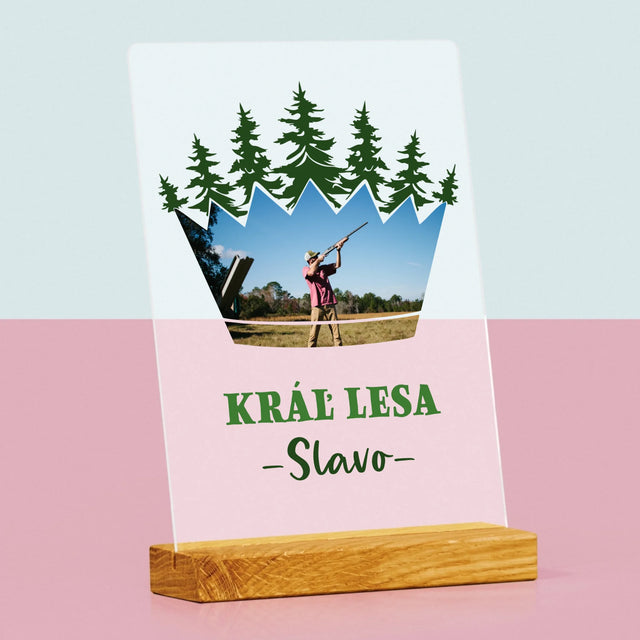 Tvar Z Fotografií: Kráľ Lesa - Tlač Na Akrylové Sklo 