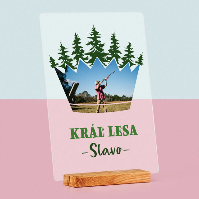 Tvar Z Fotografií: Kráľ Lesa - Tlač Na Akrylové Sklo 