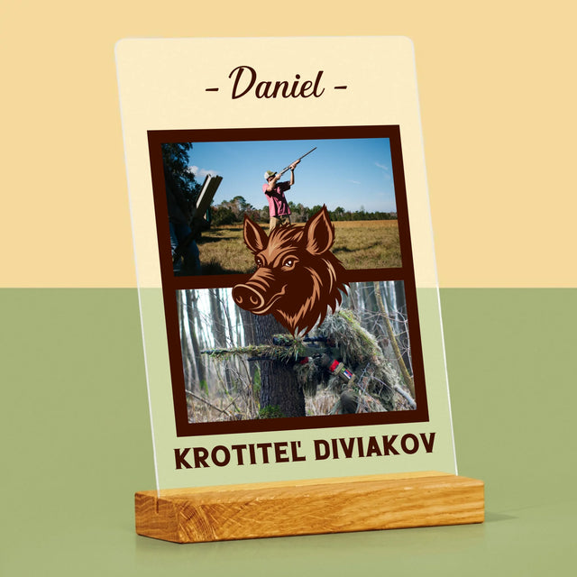 Fotokoláž: Krotiteľ Diviakov - Tlač Na Akrylové Sklo 