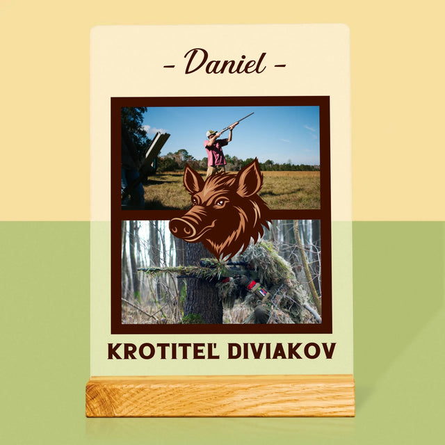 Fotokoláž: Krotiteľ Diviakov - Tlač Na Akrylové Sklo 