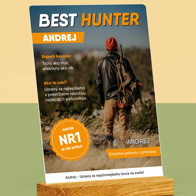 Obálka Časopisu: Best Hunter - Tlač Na Akrylové Sklo 