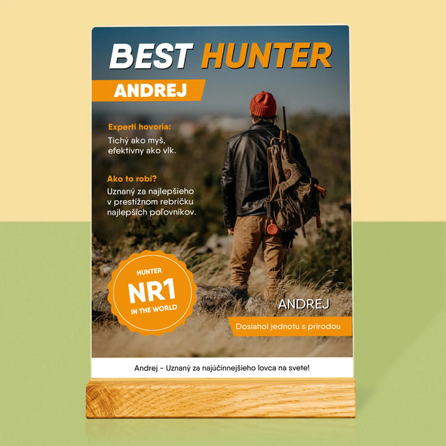 Obálka Časopisu: Best Hunter - Tlač Na Akrylové Sklo 