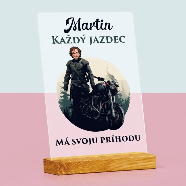 Tvoja Postava: Každý Jazdec - Tlač Na Akrylové Sklo 