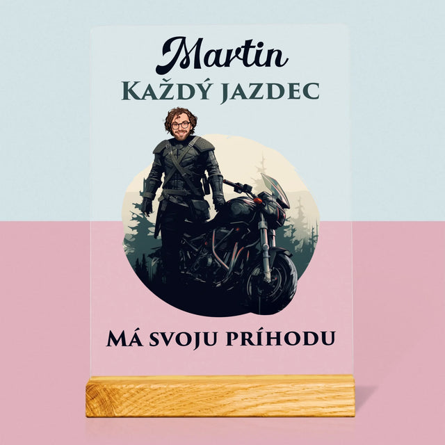 Tvoja Postava: Každý Jazdec - Tlač Na Akrylové Sklo 