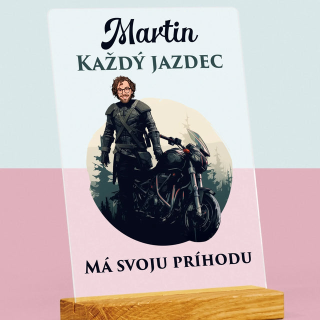 Tvoja Postava: Každý Jazdec - Tlač Na Akrylové Sklo 