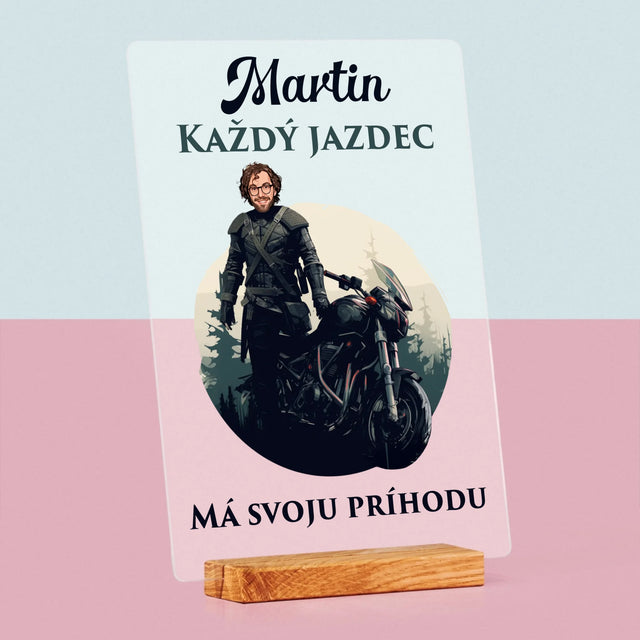 Tvoja Postava: Každý Jazdec - Tlač Na Akrylové Sklo 