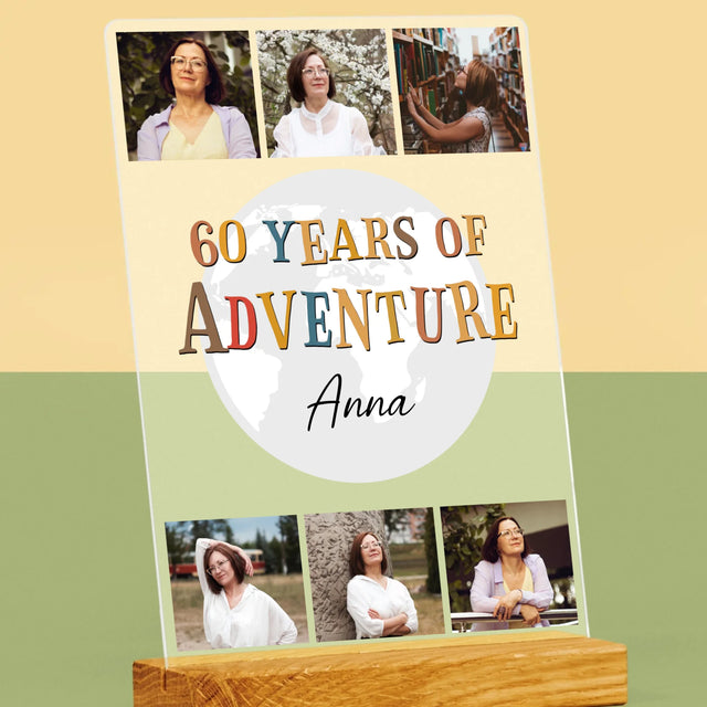 Fotokoláž: 60 Years Of Adventure - Tlač Na Akrylové Sklo 