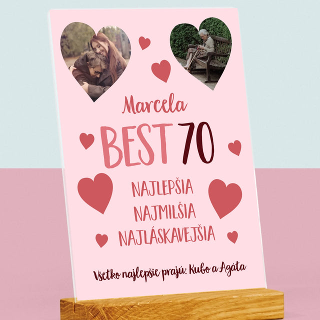 Fotokoláž: Best 70 - Tlač Na Akrylové Sklo 