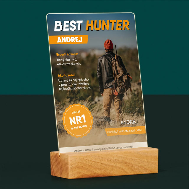 Obálka Časopisu: Best Hunter - Tlač Na Akrylové Sklo 