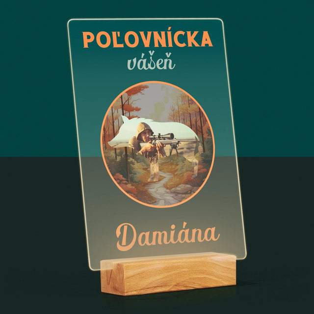 Fotografia A Podpis: Poľovnícka Vášeň - Tlač Na Akrylové Sklo 
