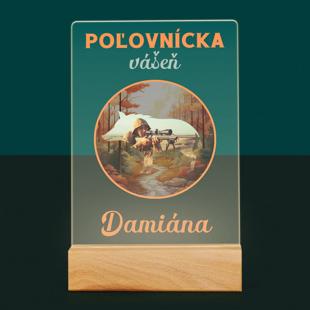 Fotografia A Podpis: Poľovnícka Vášeň - Tlač Na Akrylové Sklo 