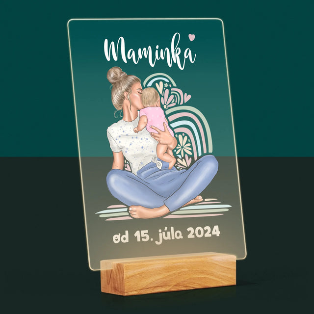 Tvorenie Postavy: Mladá Mama - Tlač Na Akrylové Sklo 