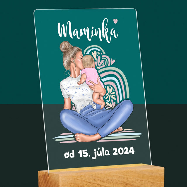 Tvorenie Postavy: Mladá Mama - Tlač Na Akrylové Sklo 