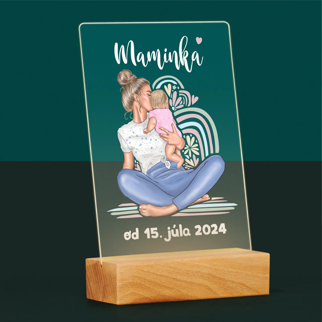 Tvorenie Postavy: Mladá Mama - Tlač Na Akrylové Sklo 