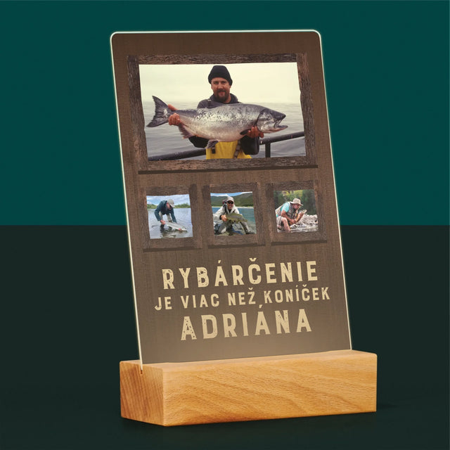 Fotokoláž: Rybárčenie - Tlač Na Akrylové Sklo 