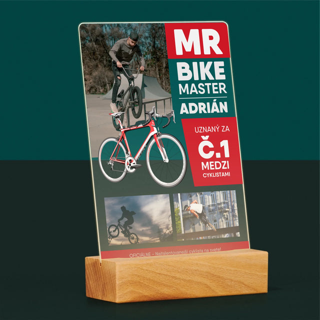 Obálka Časopisu: Mr Bike Master - Tlač Na Akrylové Sklo 