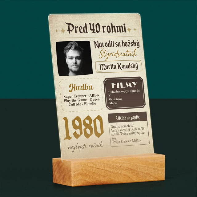Obálka Časopisu: Pred 40 Rokmi - Tlač Na Akrylové Sklo 