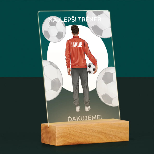 Tvorenie Postavy: Najlepší Tréner - Tlač Na Akrylové Sklo 