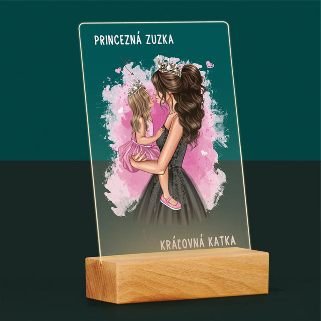 Tvorenie Postavy: Maminkina Princezná - Tlač Na Akrylové Sklo 