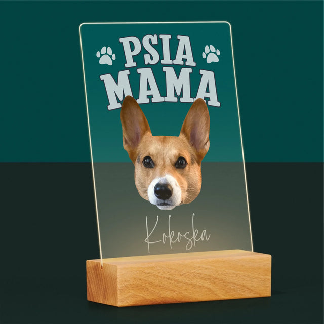 Tvoja Postava: Psia Mama - Tlač Na Akrylové Sklo 