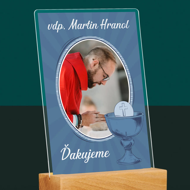Meno A Podpis: Ďakujeme Vám - Tlač Na Akrylové Sklo (Vertikálne)