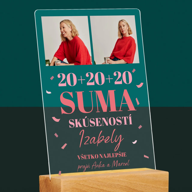 Fotokoláž: Suma Skúseností - Tlač Na Akrylové Sklo 
