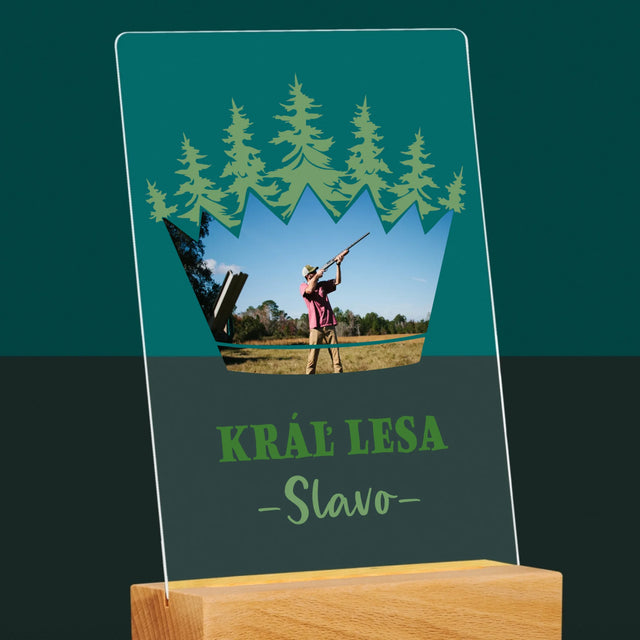 Tvar Z Fotografií: Kráľ Lesa - Tlač Na Akrylové Sklo 