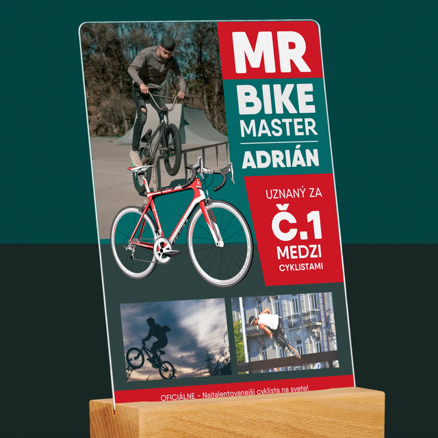 Obálka Časopisu: Mr Bike Master - Tlač Na Akrylové Sklo 