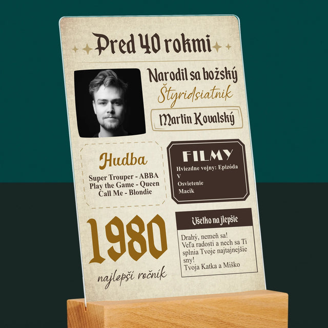 Obálka Časopisu: Pred 40 Rokmi - Tlač Na Akrylové Sklo 