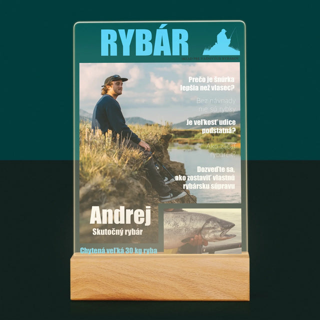 Obálka Časopisu: Rybár - Tlač Na Akrylové Sklo (Vertikálne)